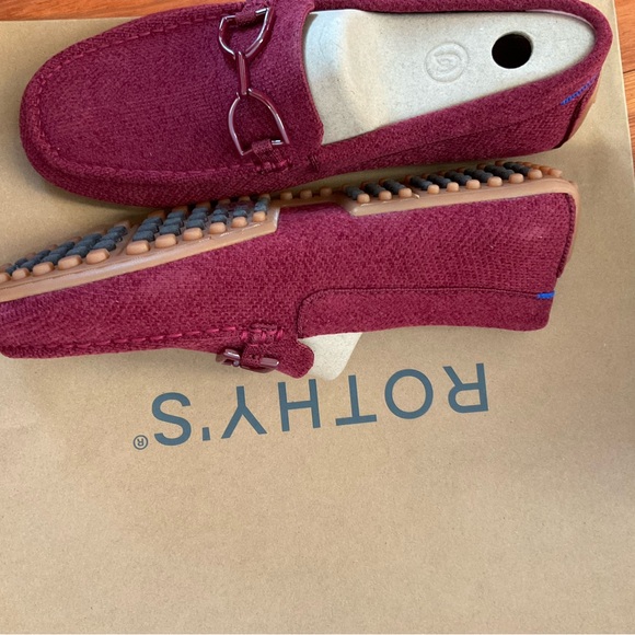 Rothy's Women's Double Bit Drivers in Cabernet - 8.5 - Picture 3 of 5